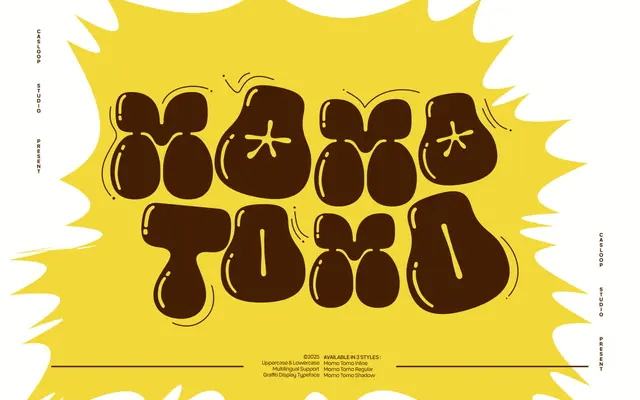 MOMO TOMO specimen from Casloop Studio
