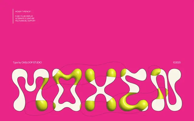 Moxen specimen from Casloop Studio