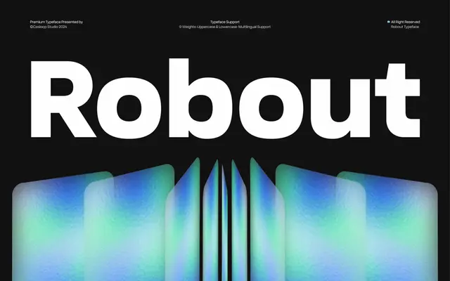 Robout specimen from Casloop Studio