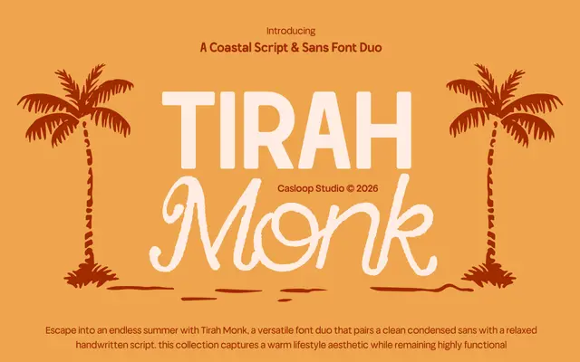 Tirah Monk specimen from Casloop Studio