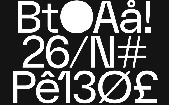 FK Display specimen from Florian Karsten