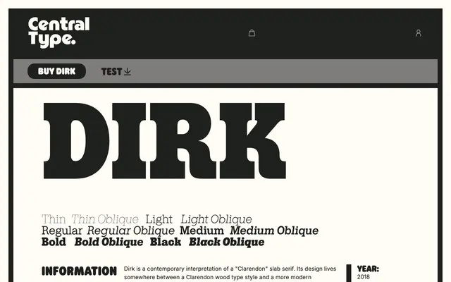 Dirk specimen from Central Type