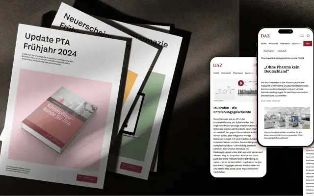Deutscher Apotheker Verlag specimen from Character Type