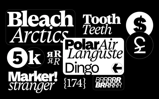 Late Serif specimen from Character Type