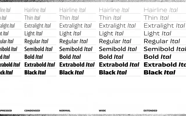 NewsSans specimen from Character Type