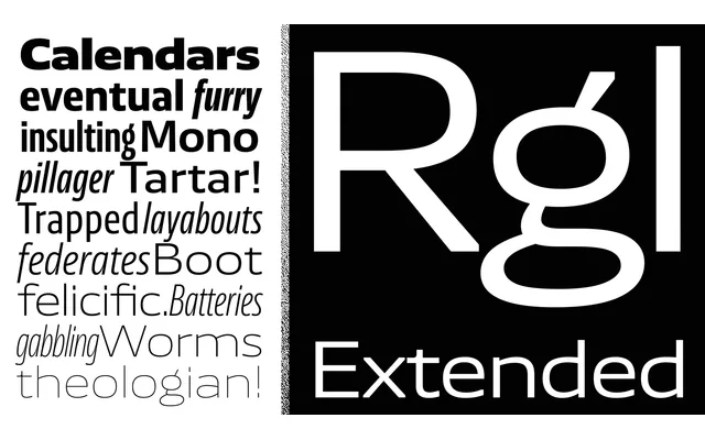 NewsSans specimen from Character Type