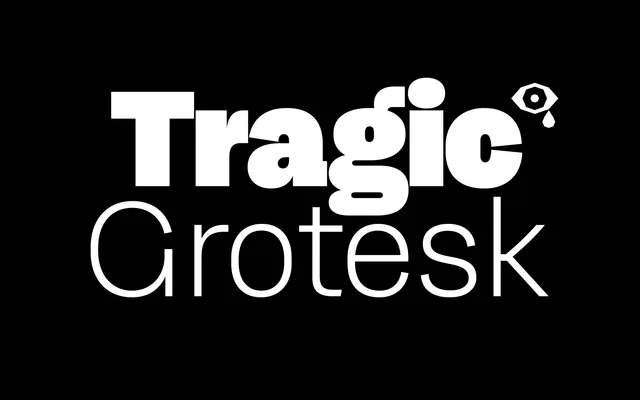 Tragic Grotesk specimen from Character Type