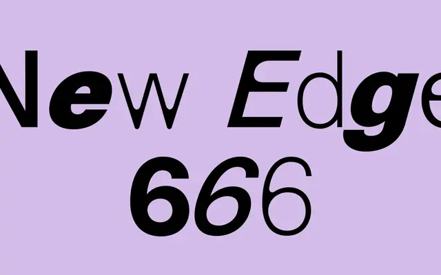 New Edge 666 specimen from Charlotte Rohde