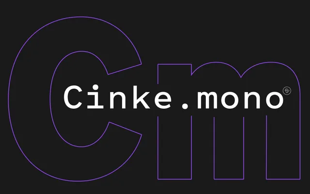 Cinke Mono specimen from Cinketype
