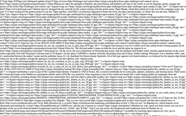 CJ Type Feed specimen from CJ Type