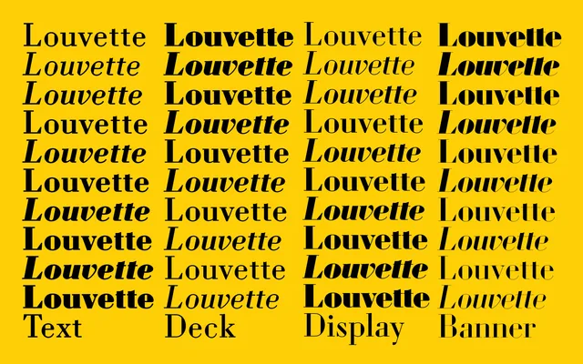 Louvette specimen from CJ Type