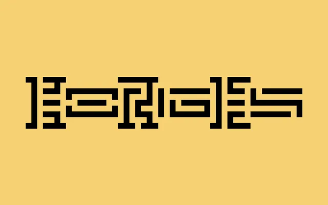 Borges Square Pixel Regular specimen from Collletttivo