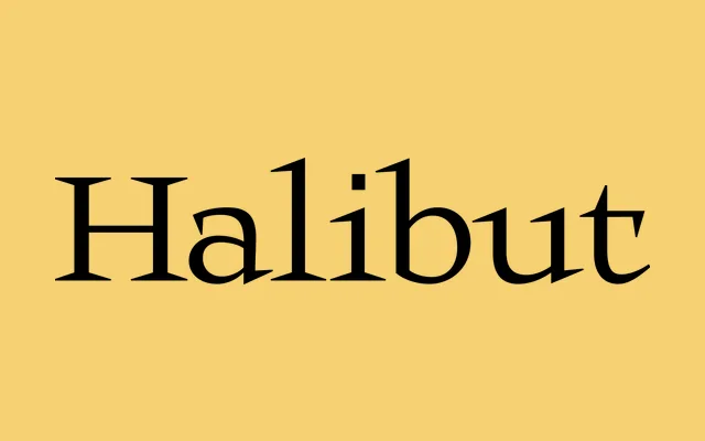 Halibut specimen from Collletttivo