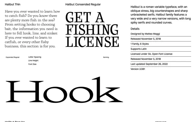 Halibut specimen from Collletttivo