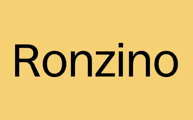 Ronzino specimen from Collletttivo