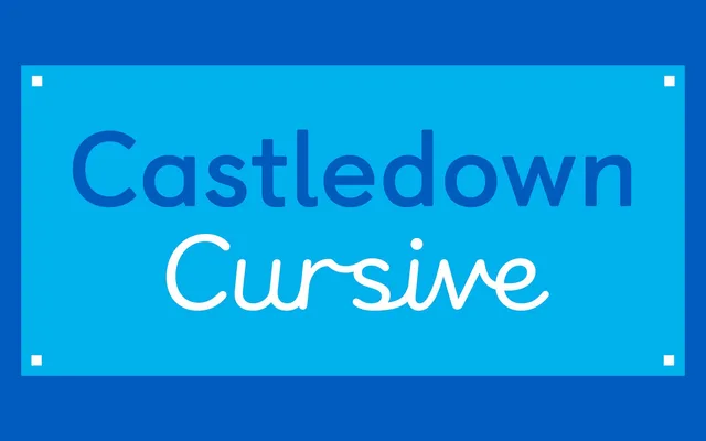 Castledown Cursive specimen from Colophon
