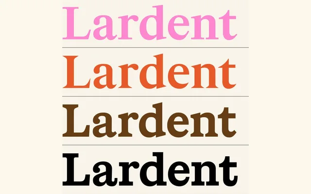 Lardent specimen from Colophon