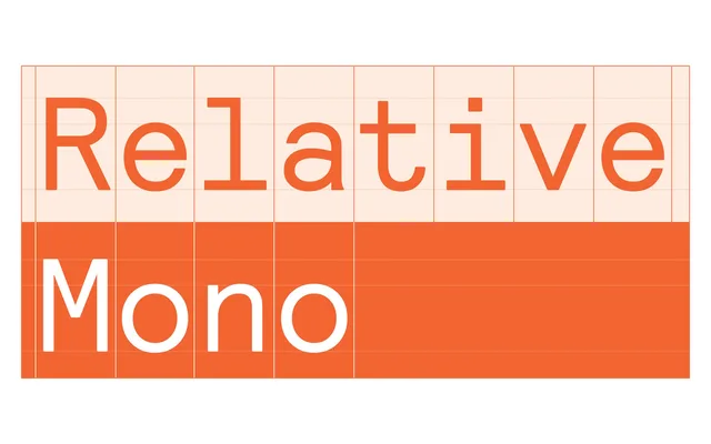 Relative Mono specimen from Colophon