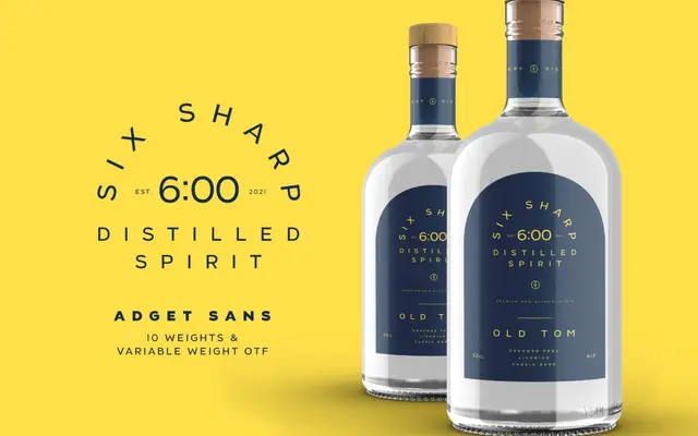 Adget Sans specimen from Colt Type