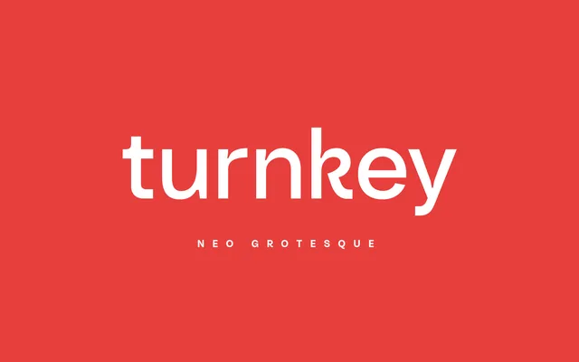 Turnkey Font Ink Traps specimen from Colt Type