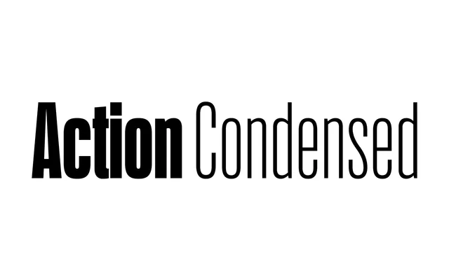 Action Condensed specimen from Commercial Type