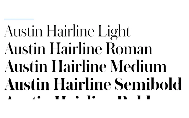 Austin specimen from Commercial Type
