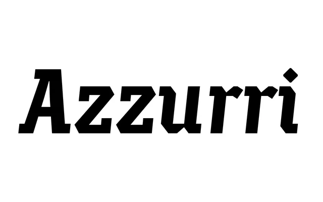 Azzurri specimen from Commercial Type