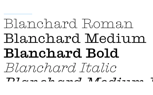 Blanchard specimen from Commercial Type