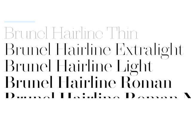Brunel specimen from Commercial Type