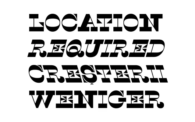Caslon Italian specimen from Commercial Type