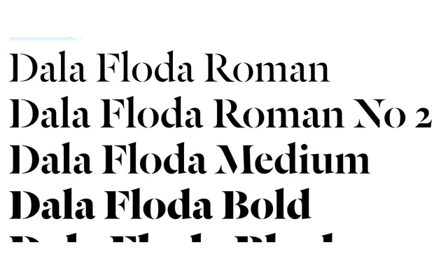 Dala Floda Collection specimen from Commercial Type