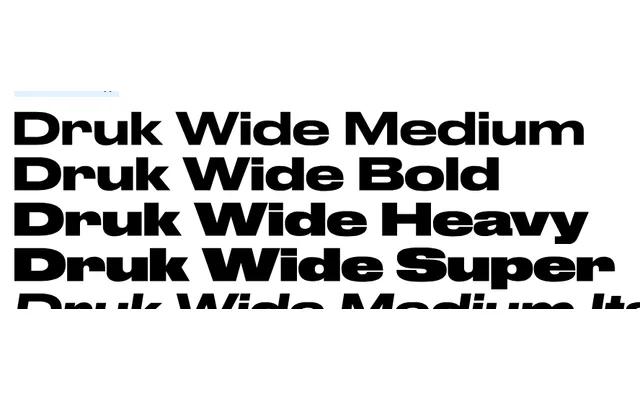 Druk Collection specimen from Commercial Type