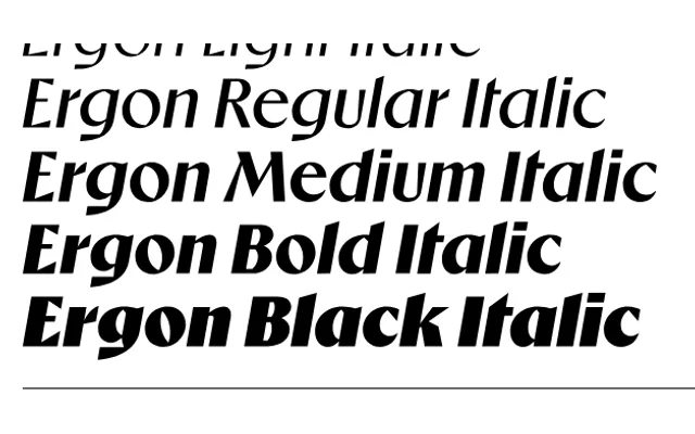 Ergon Family specimen from Commercial Type