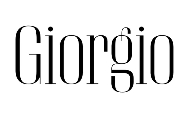 Giorgio specimen from Commercial Type