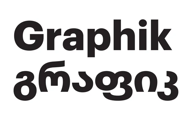 Graphik Georgian specimen from Commercial Type