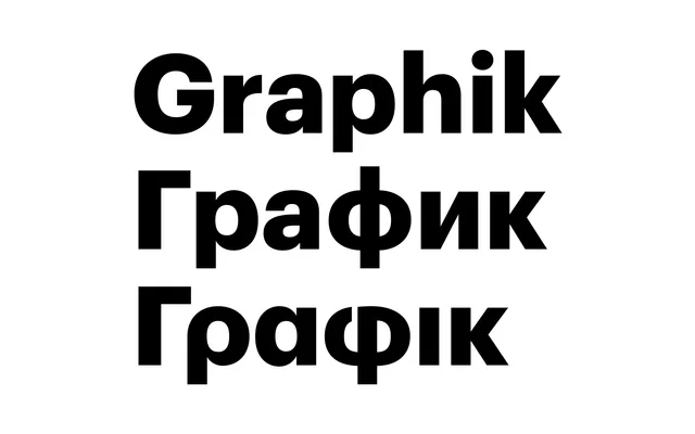 Graphik International specimen from Commercial Type