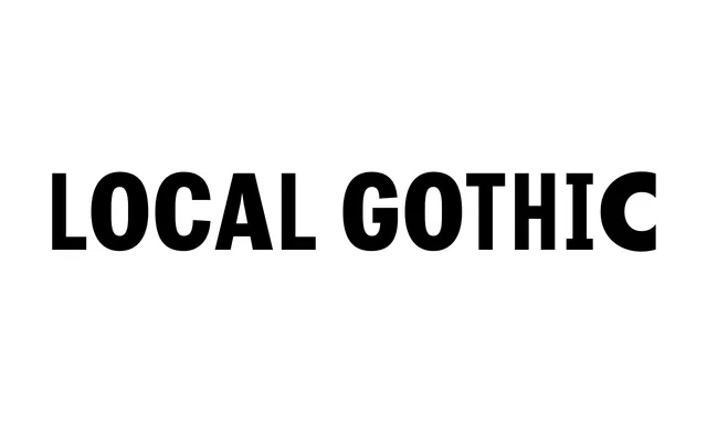 Local Gothic specimen from Commercial Type