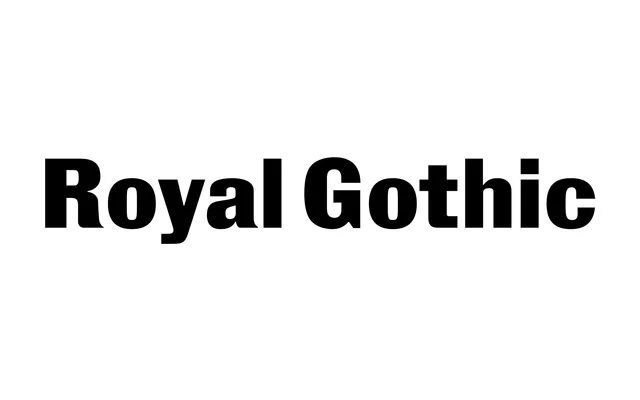 Royal Gothic specimen from Commercial Type