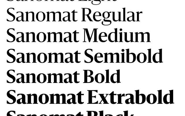 Sanomat specimen from Commercial Type