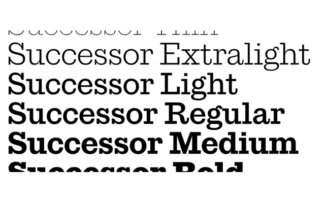 Successor specimen from Commercial Type