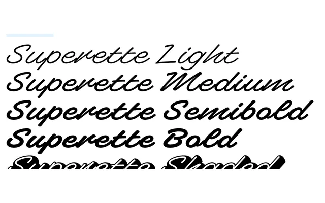 Superette specimen from Commercial Type