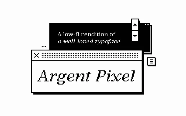 Argent Pixel CF specimen from Connary Fagen