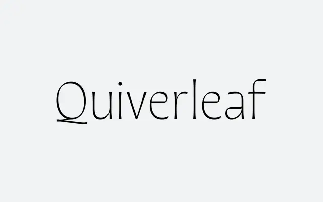 Quiverleaf CF specimen from Connary Fagen