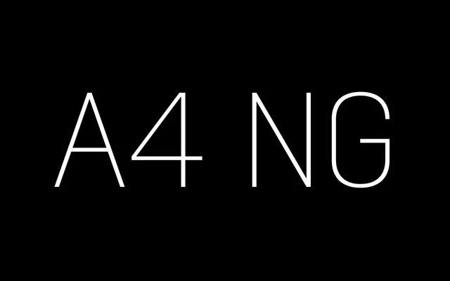 A4 NG specimen from Contemporary Type