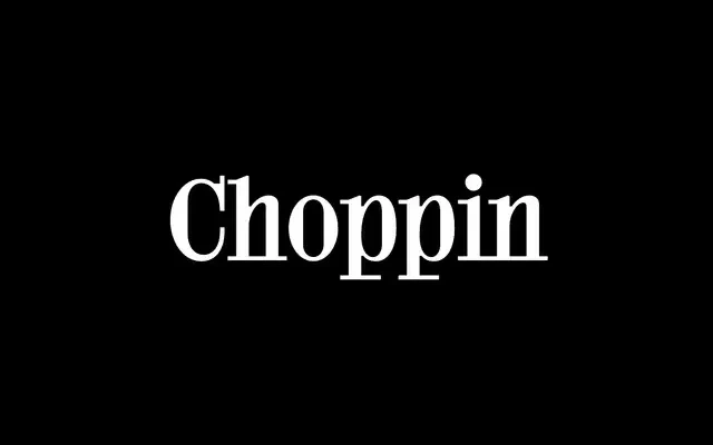 Choppin specimen from Contemporary Type