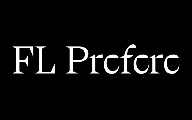 FL Prefere specimen from Contemporary Type