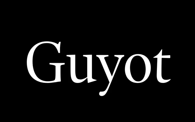 Guyot specimen from Contemporary Type
