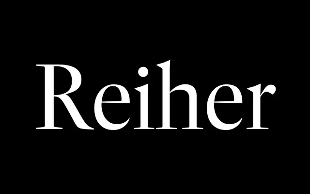 Reiher specimen from Contemporary Type