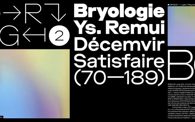RR Opaque specimen from Contemporary Type