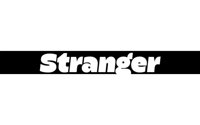 Stranger specimen from Contemporary Type
